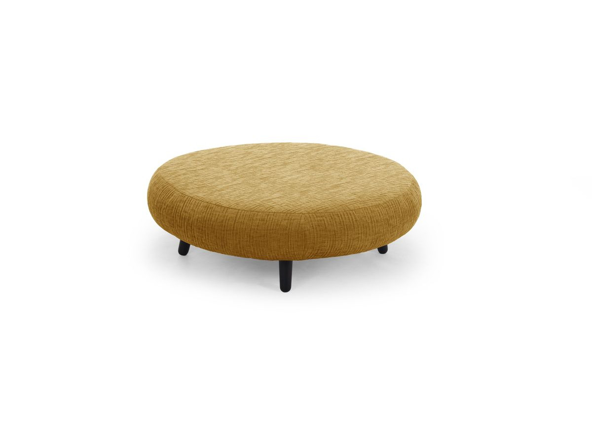 Lot de 3 poufs EDEN tissu texturé
