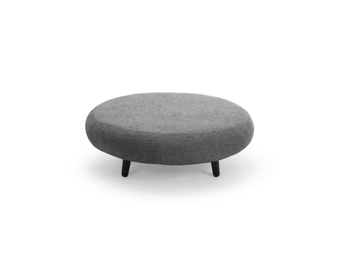 Lot de 3 poufs EDEN texturé gris foncé — vue 6