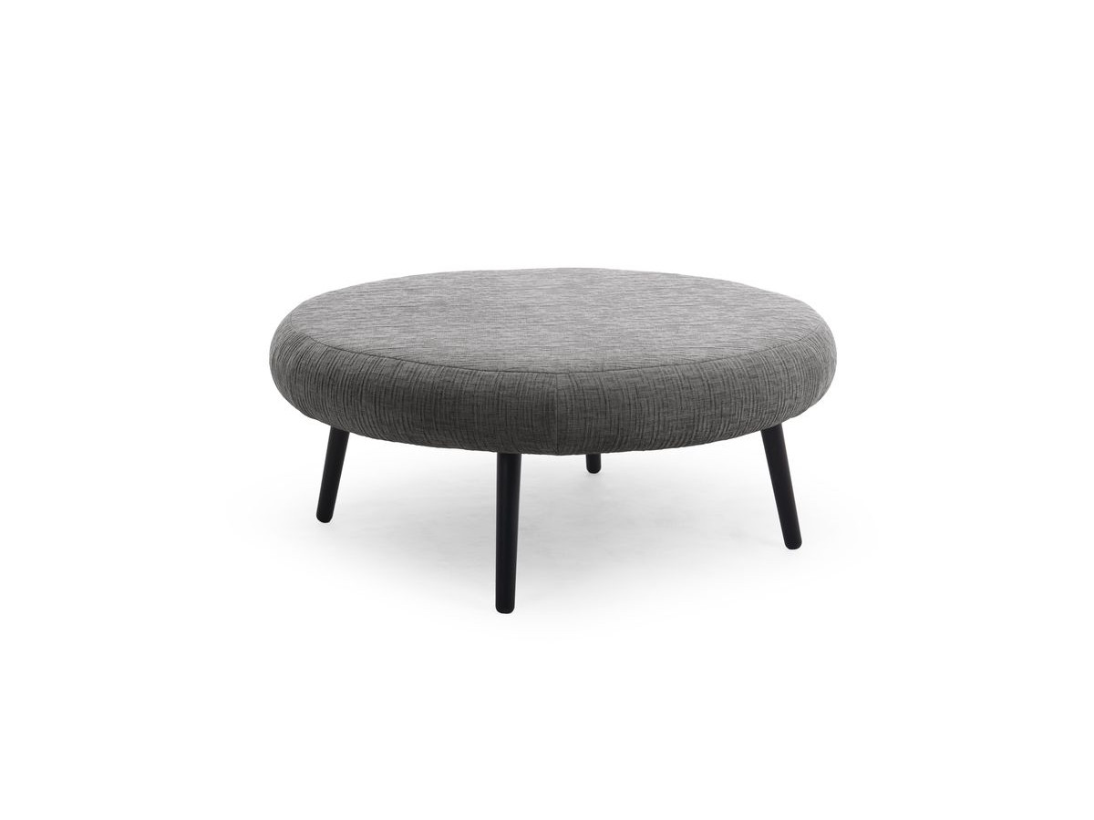Set van 3 EDEN poefs van structuurstof