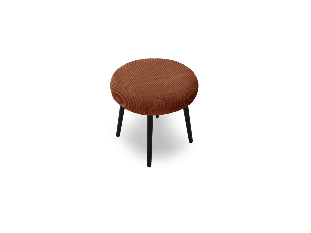 Set van 3 EDEN poefs in corduroy stof
