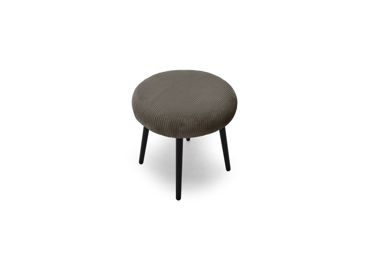 Set van 3 EDEN poefs in corduroy stof