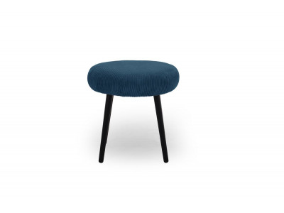 Lot de 3 poufs EDEN tissu velours côtelé