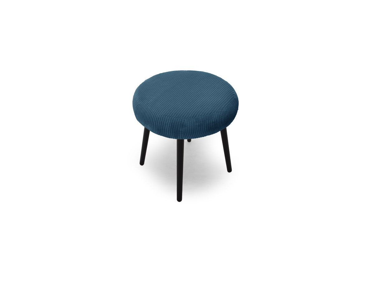 Set van 3 EDEN poefs in corduroy stof
