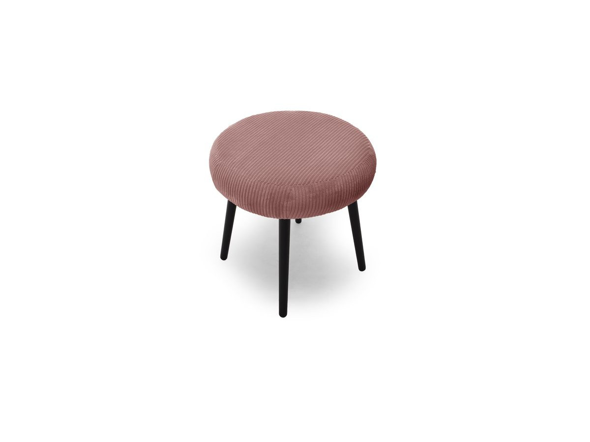 Set van 3 EDEN poefs in corduroy stof