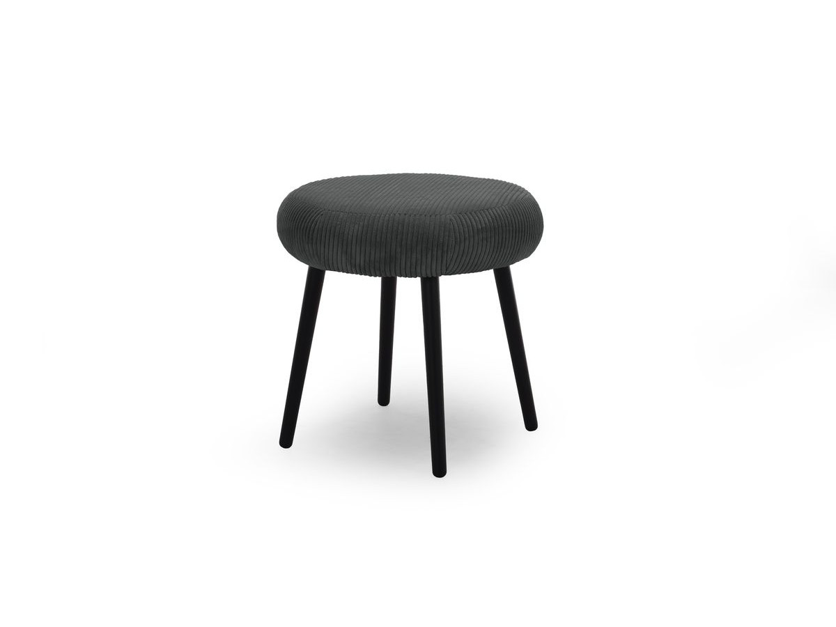 Set van 3 EDEN poefs in corduroy stof