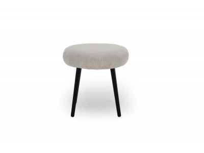 Lot de 3 poufs EDEN tissu velours côtelé