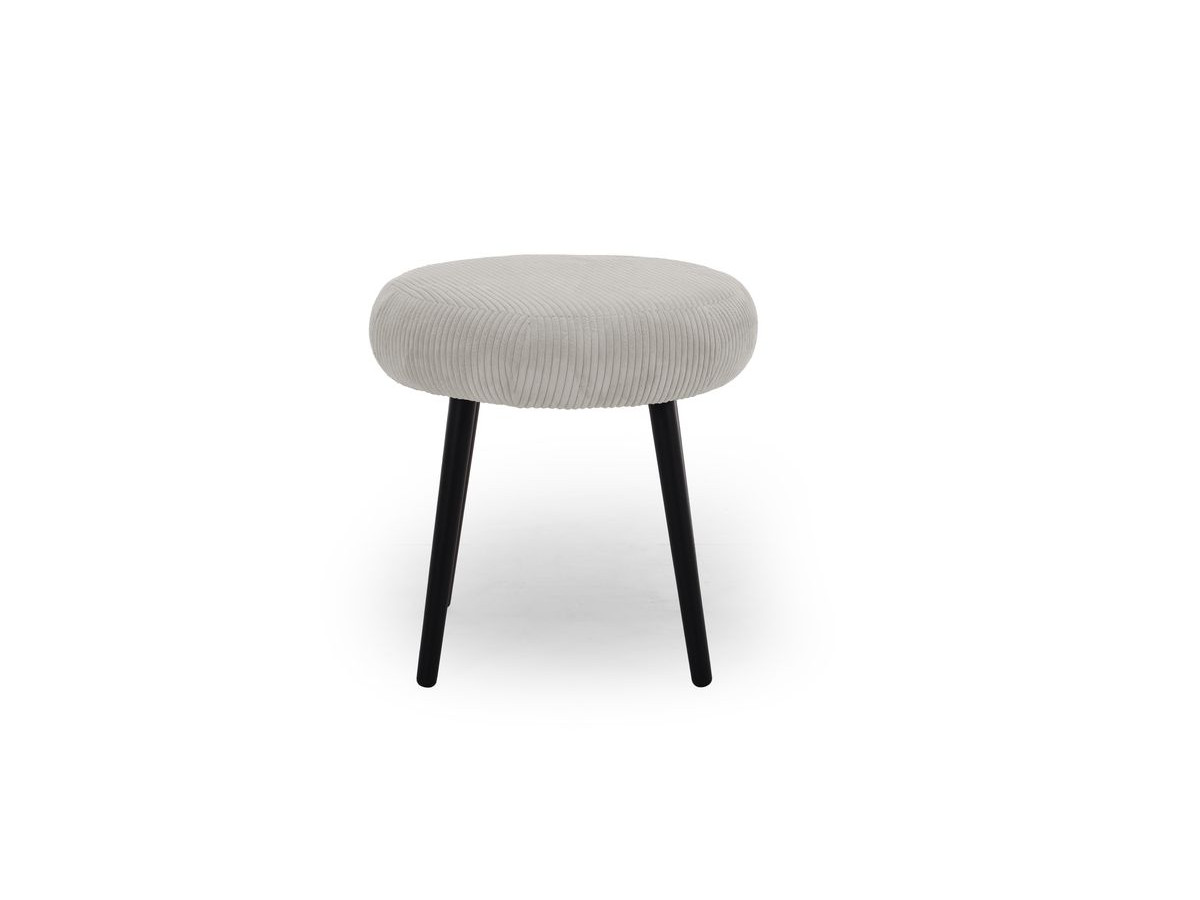Lot de 3 poufs EDEN tissu velours côtelé