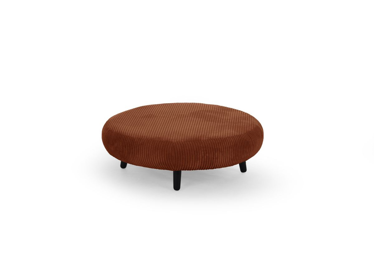 Set van 3 EDEN poefs in corduroy stof