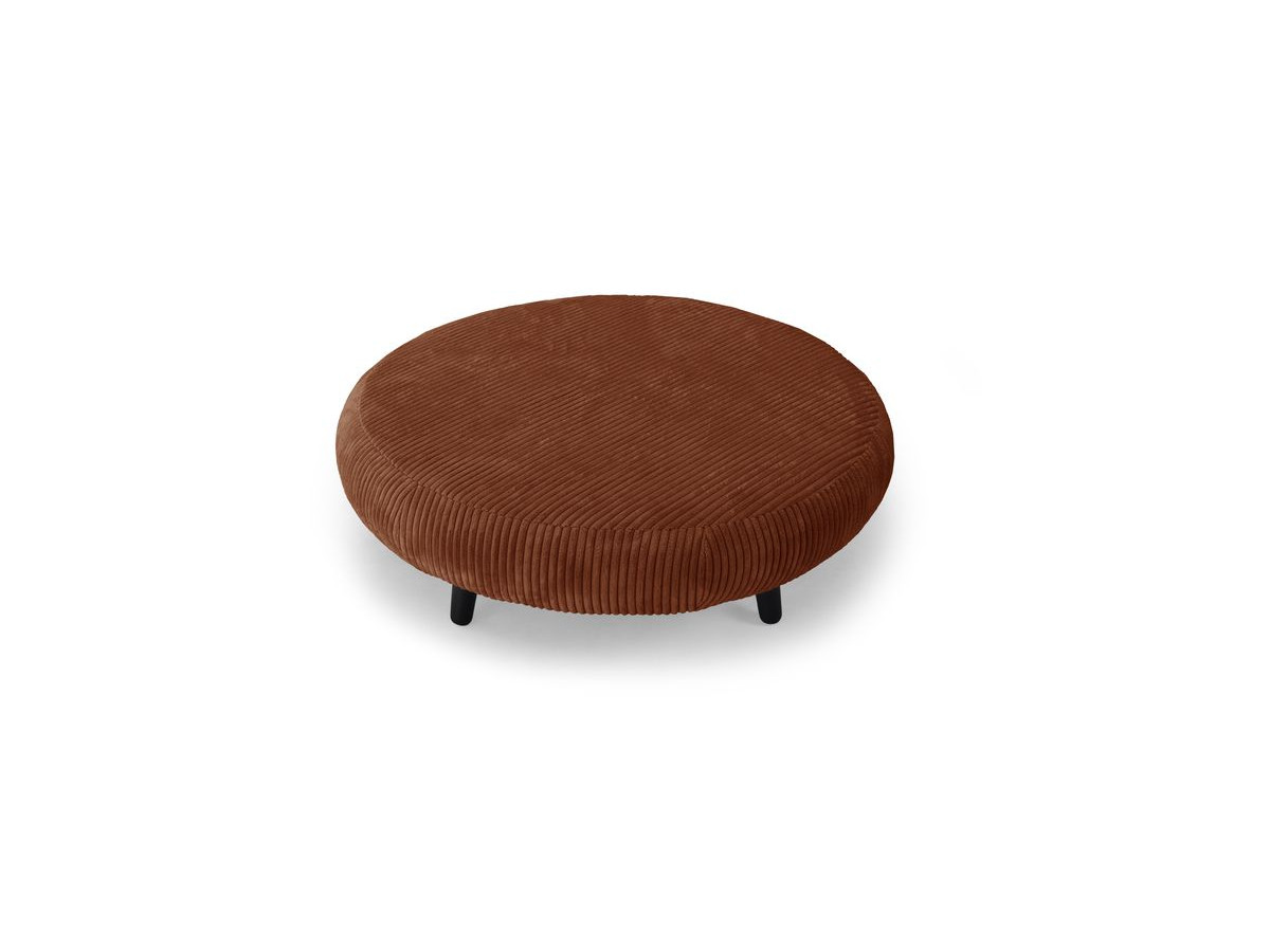 Set van 3 EDEN poefs in corduroy stof