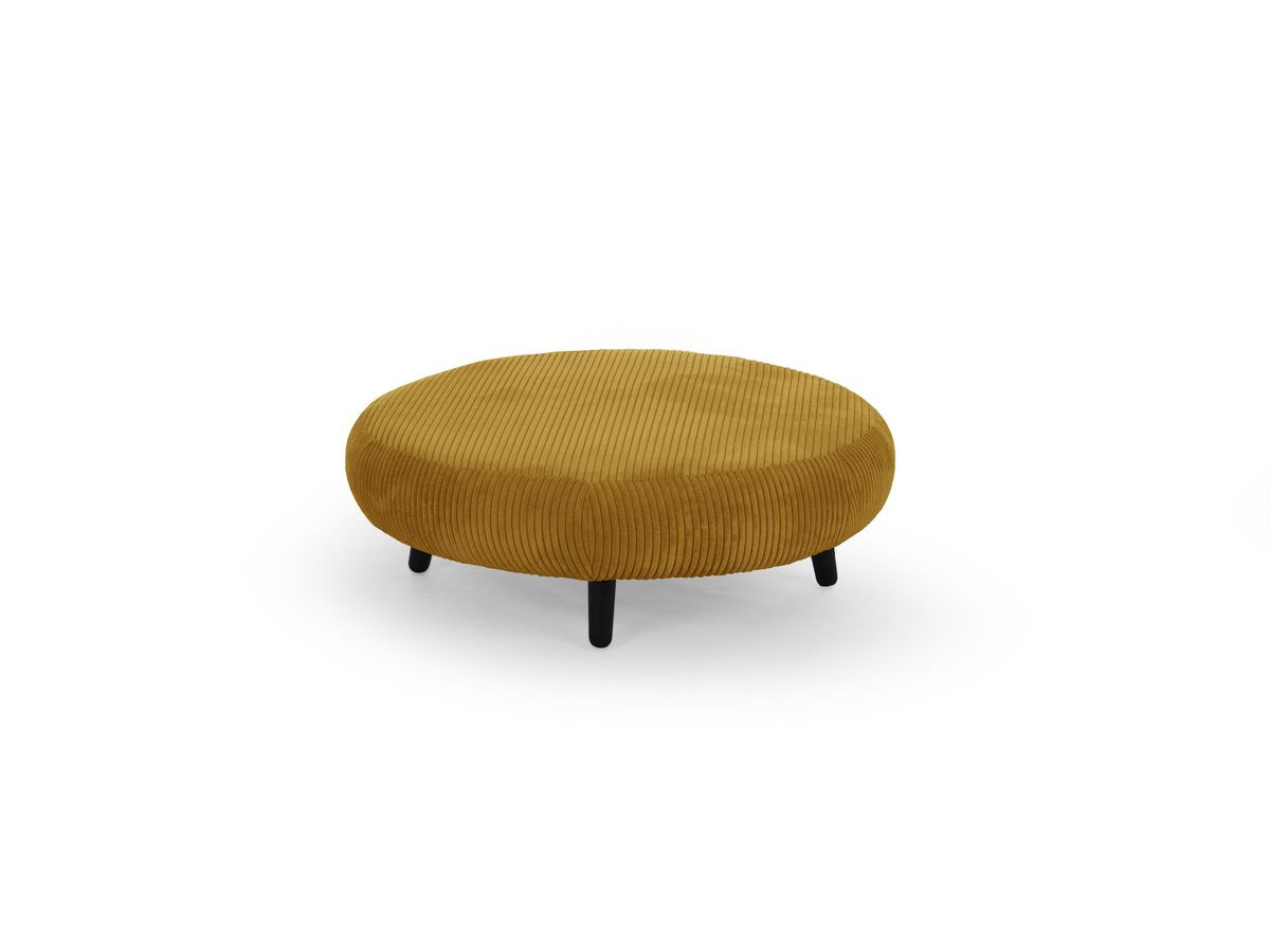 Set van 3 EDEN poefs in corduroy stof