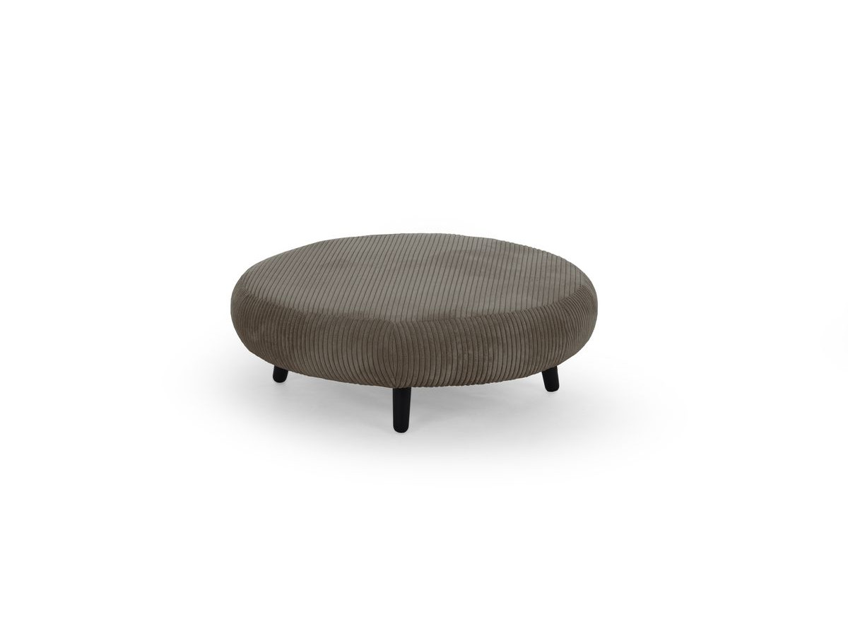 Set van 3 EDEN poefs in corduroy stof