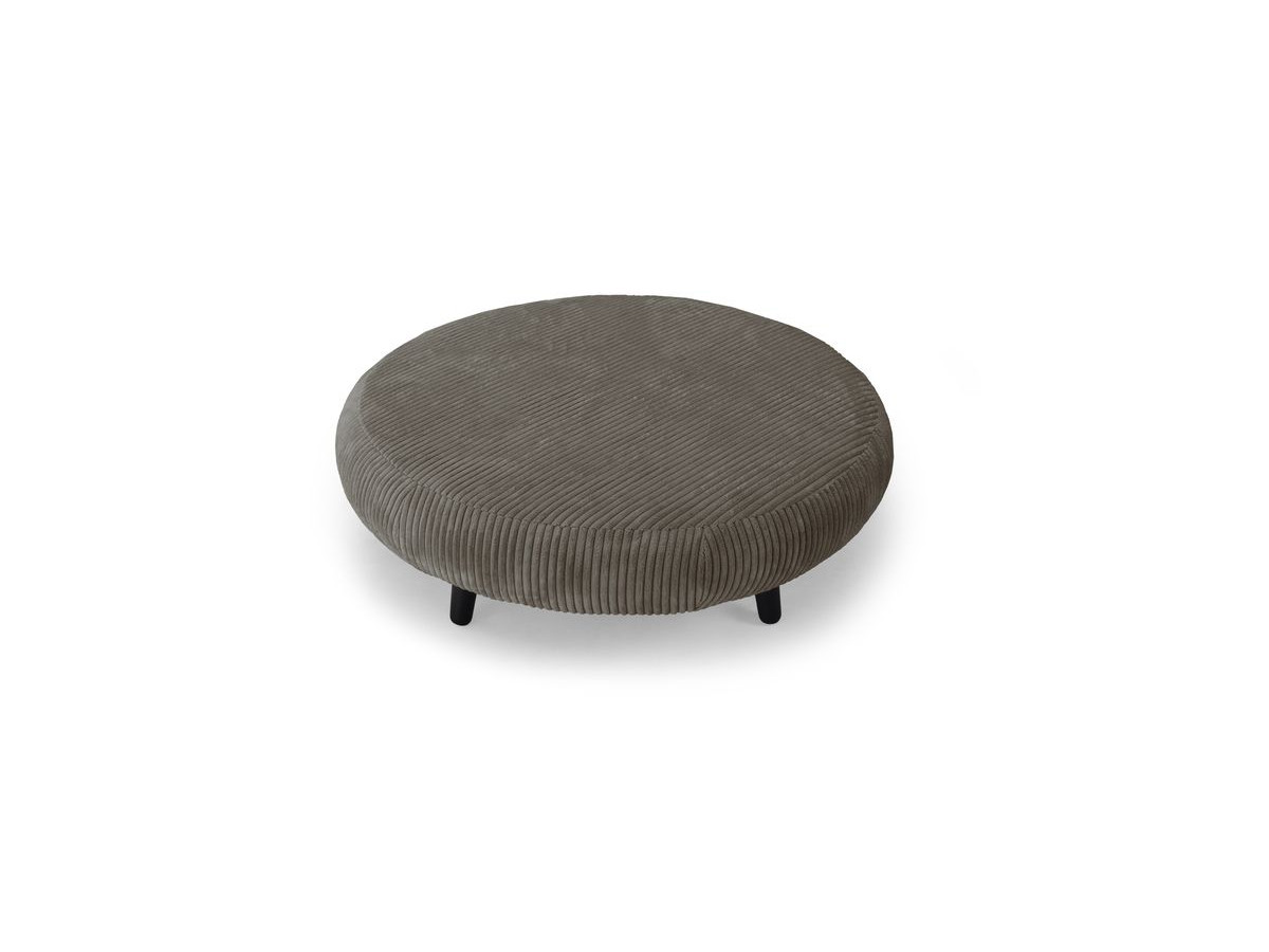 Set van 3 EDEN poefs in corduroy stof