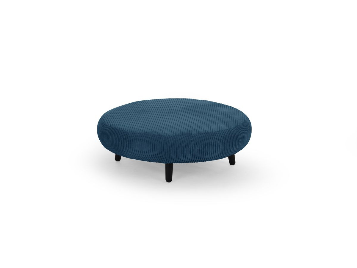 Set van 3 EDEN poefs in corduroy stof