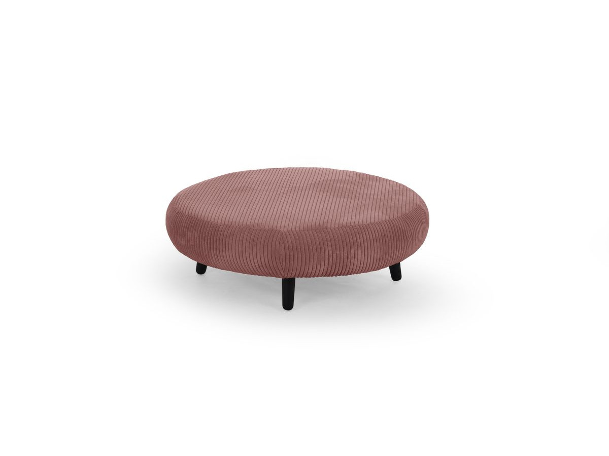 Set van 3 EDEN poefs in corduroy stof