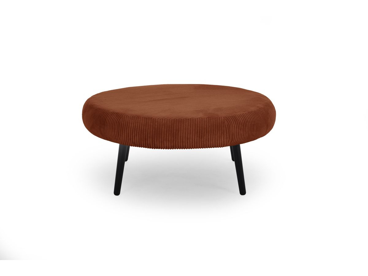 Set van 3 EDEN poefs in corduroy stof