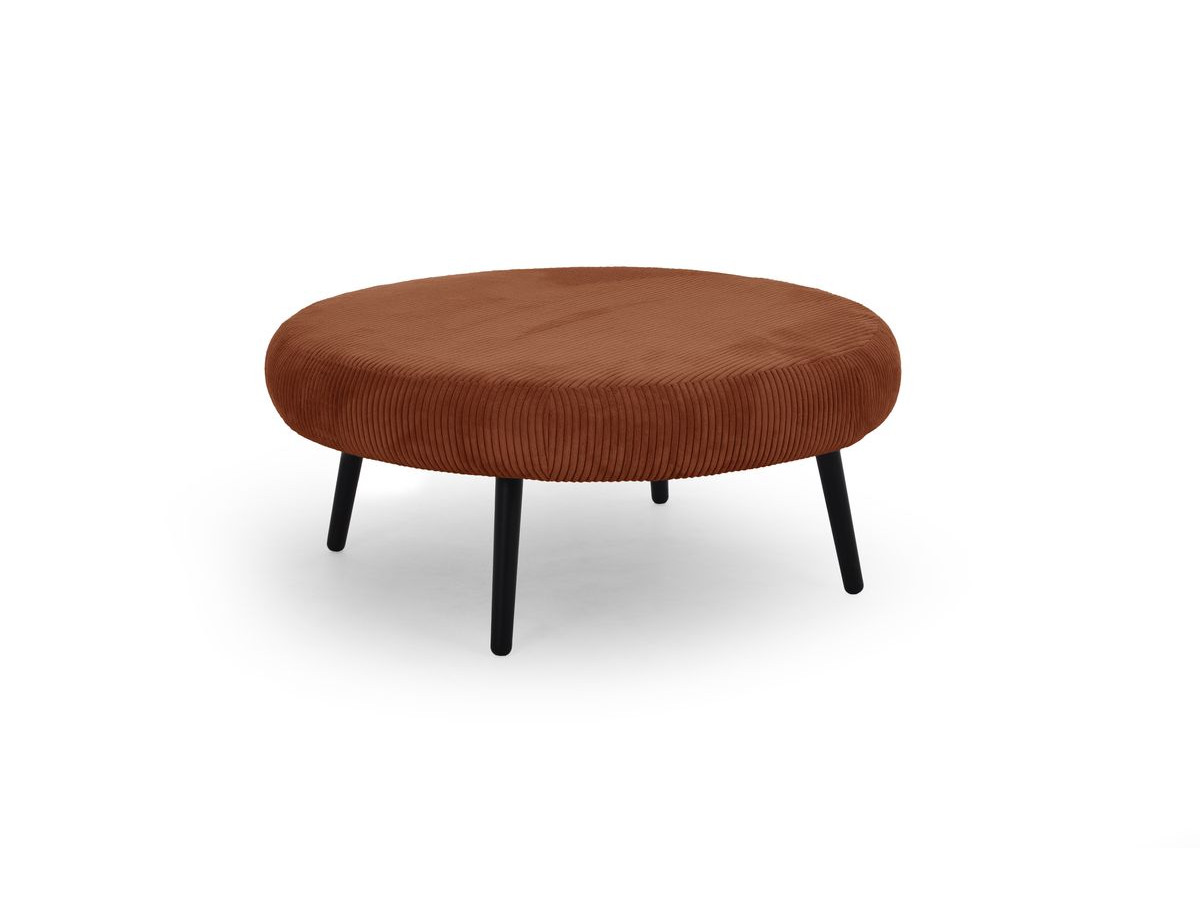 Set van 3 EDEN poefs in corduroy stof