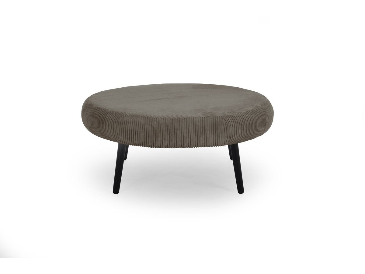 Set van 3 EDEN poefs in corduroy stof
