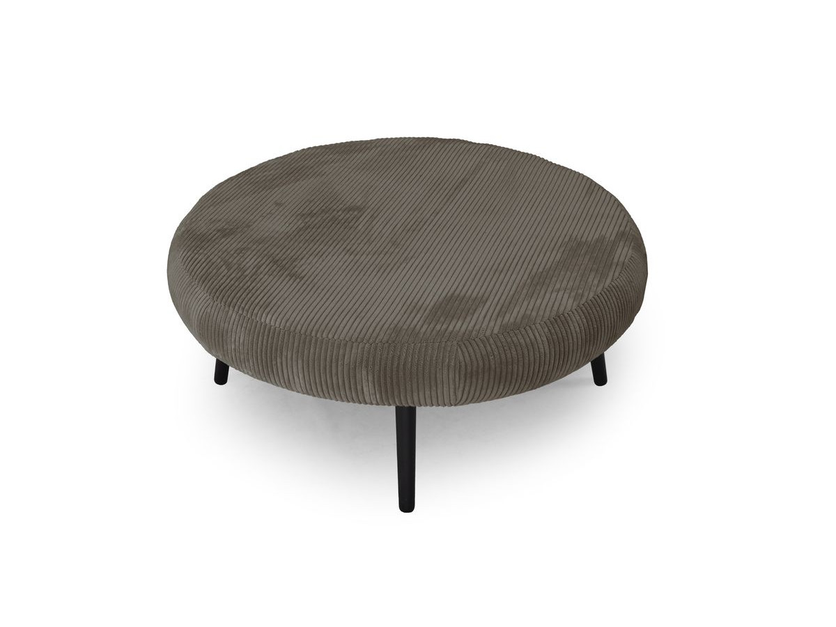 Set van 3 EDEN poefs in corduroy stof