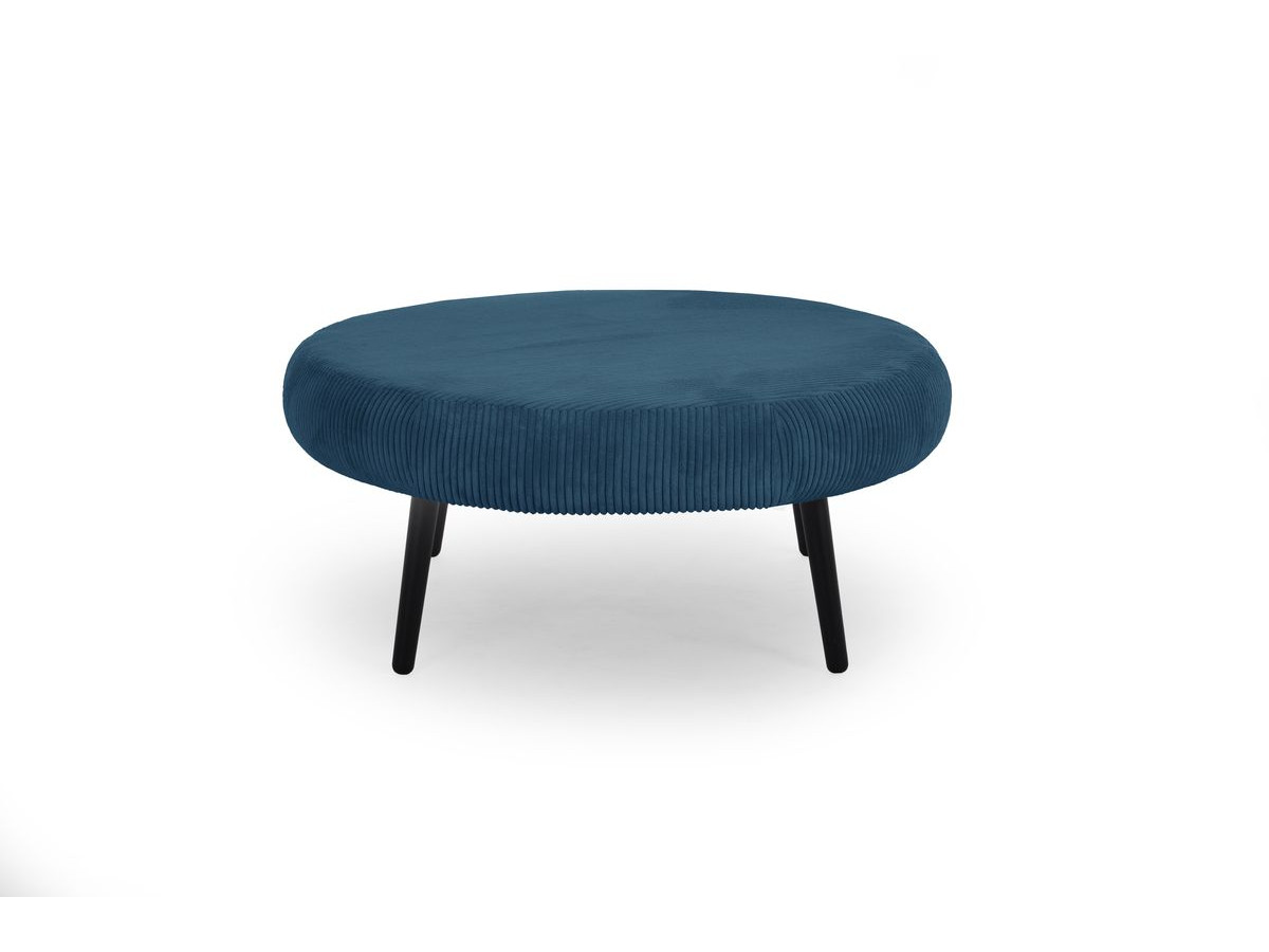 Set van 3 EDEN poefs in corduroy stof