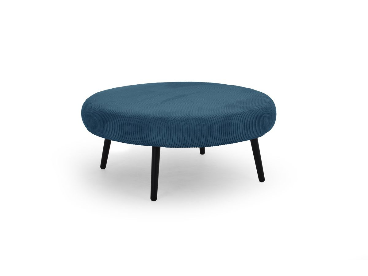 Set van 3 EDEN poefs in corduroy stof