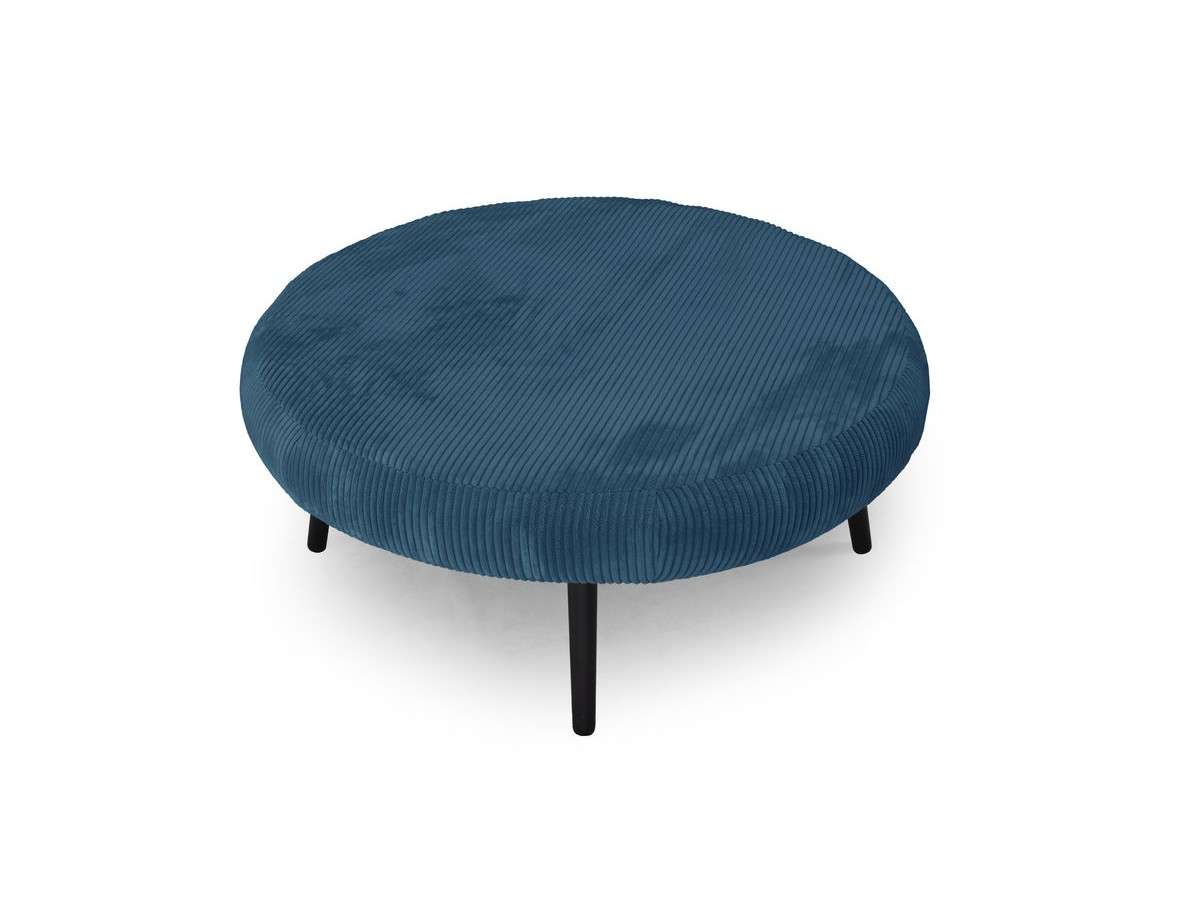 Set van 3 EDEN poefs in corduroy stof