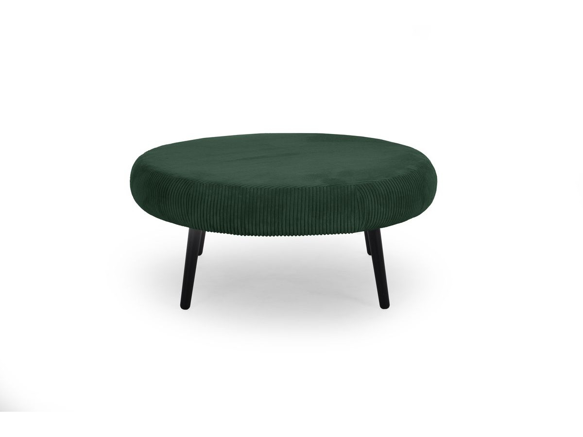 Set van 3 EDEN poefs in corduroy stof