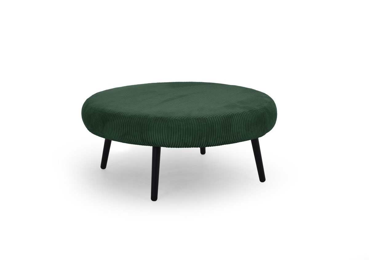 Set van 3 EDEN poefs in corduroy stof