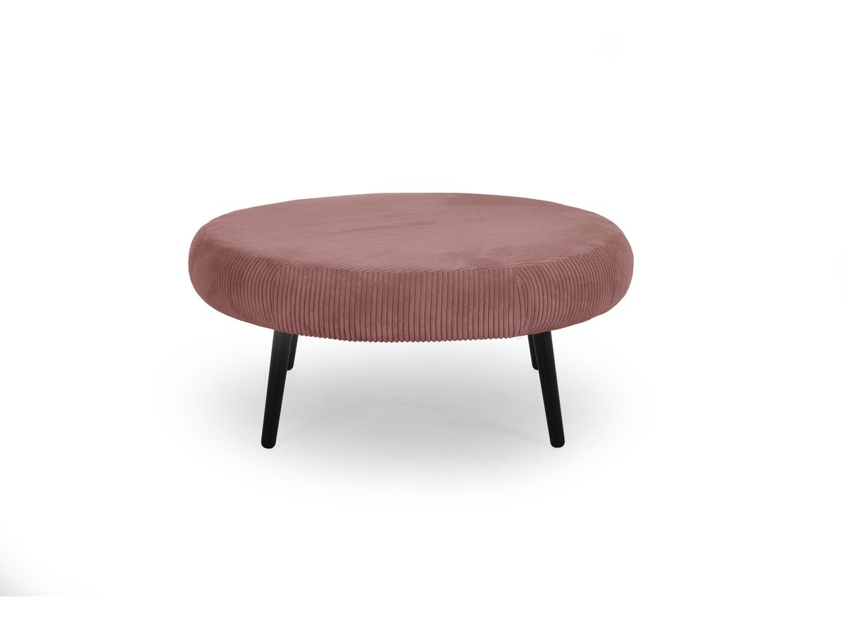 Set van 3 EDEN poefs in corduroy stof
