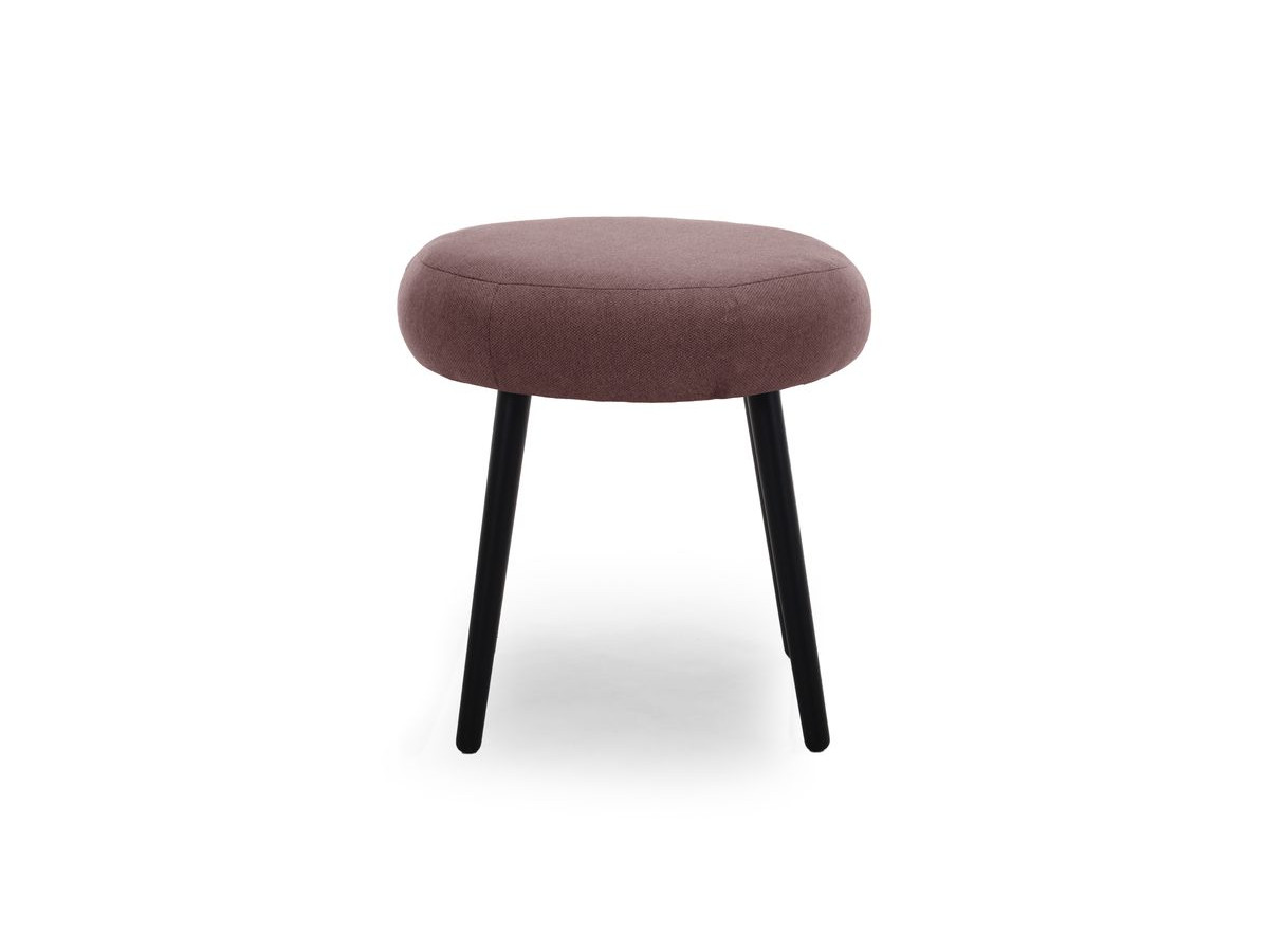 Lot de 3 poufs EDEN tissu lisse