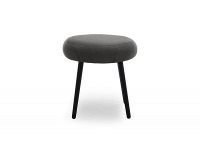 Lot de 3 poufs EDEN tissu lisse