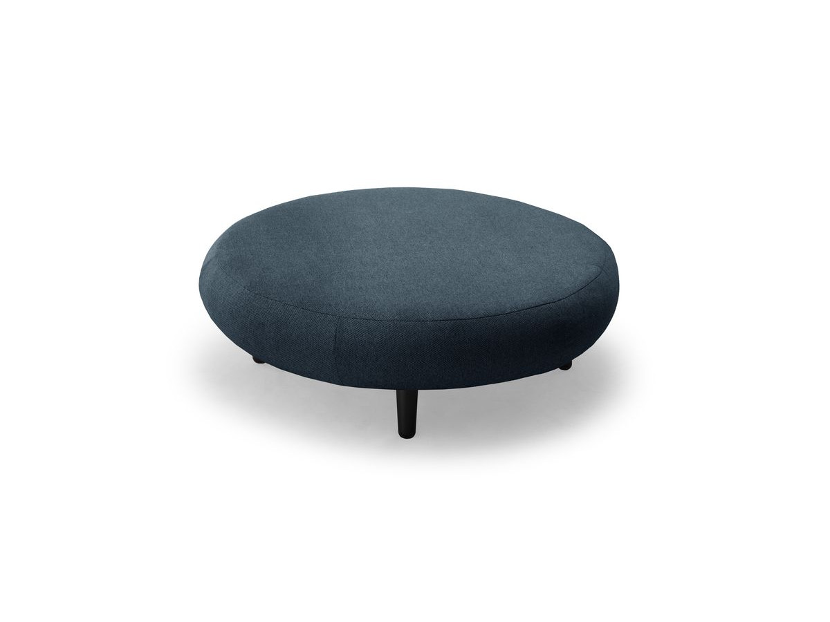 Lot de 3 poufs EDEN tissu lisse