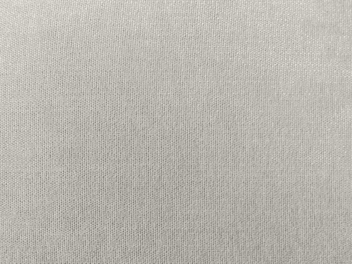 Lit KUMO tissu lisse lattes massives pieds en bois naturel