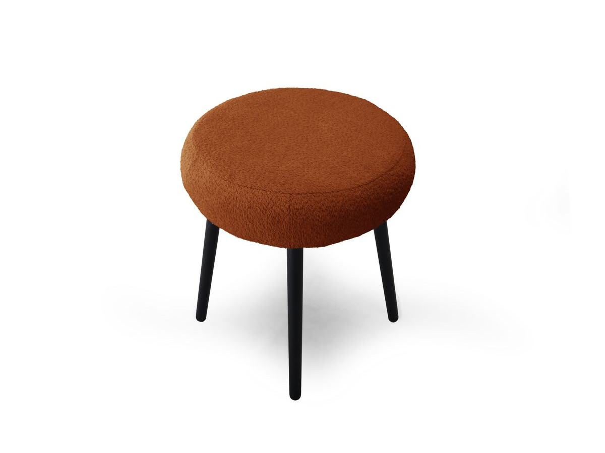 Lot de 3 poufs EDEN tissu bouclette