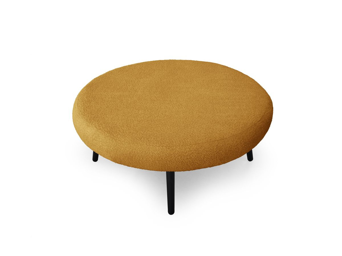 Lot de 3 poufs EDEN tissu bouclette