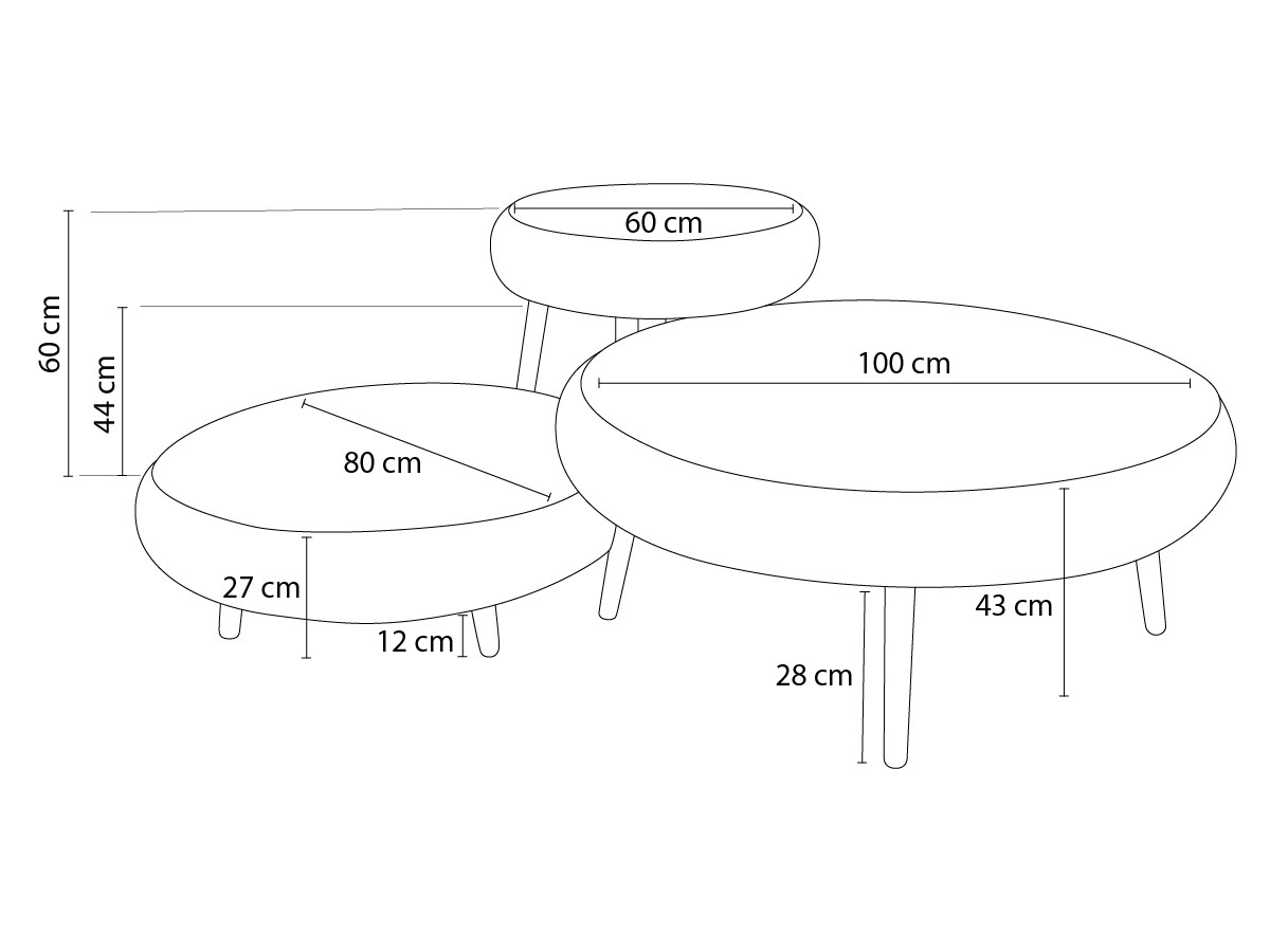 Canapé d'angle fixe EVEREST tissu chiné - Orange - Angle droit - 10 coussins