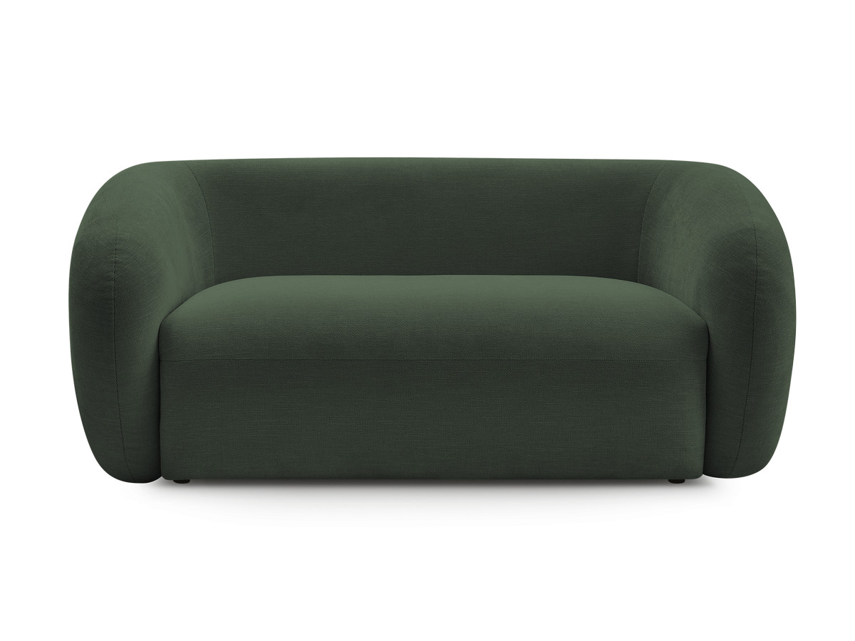 Canapé droit fixe 2 places CELINE tissu lisse