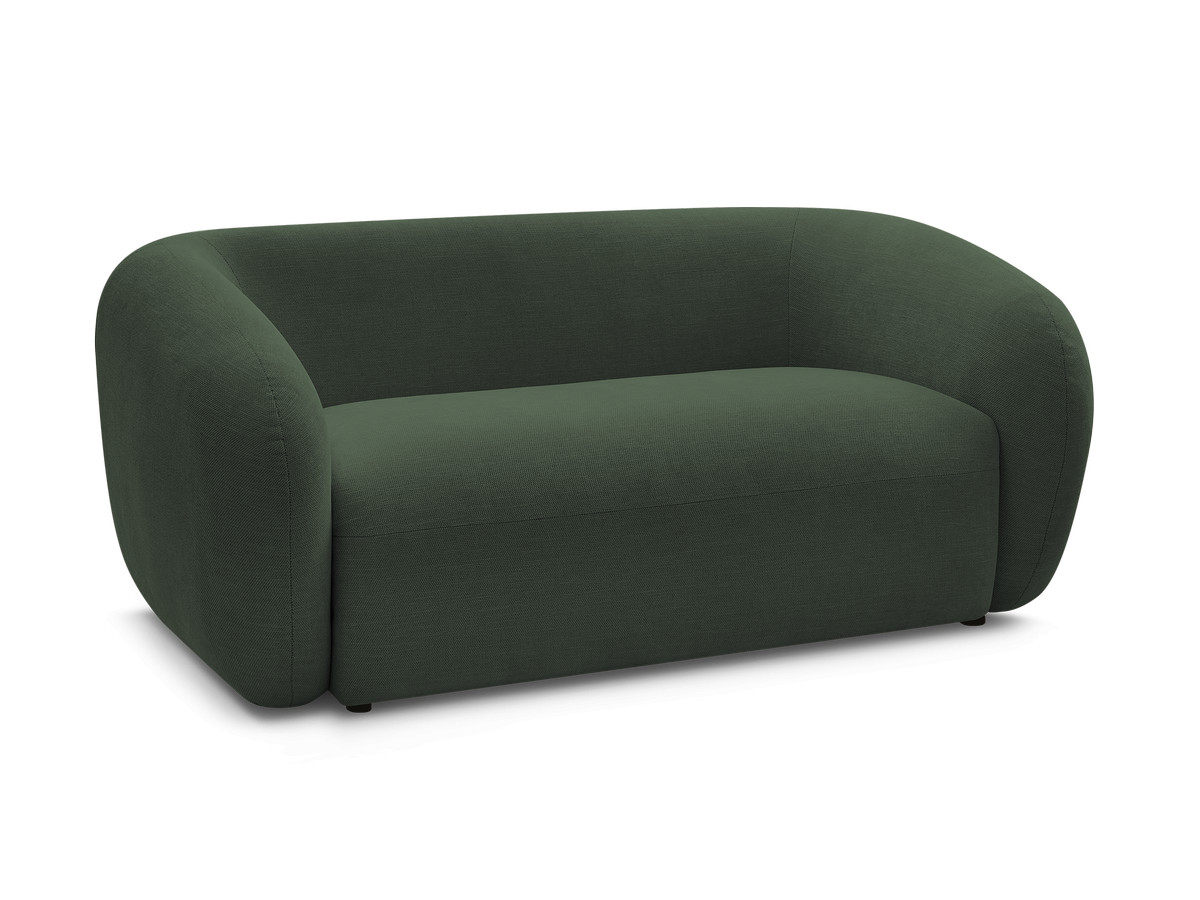 Canapé droit fixe 2 places CELINE tissu lisse
