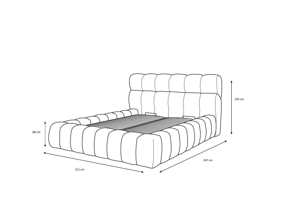 Canapé d'angle fixe EVEREST tissu chiné - Orange - Angle droit - 10 coussins