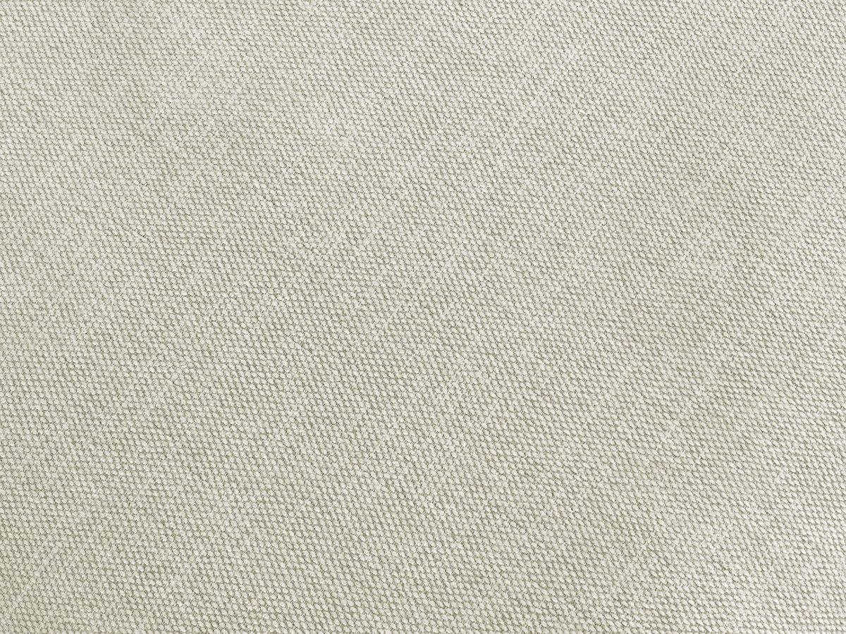Canapé d'angle fixe EVEREST tissu chiné - Orange - Angle droit - 10 coussins