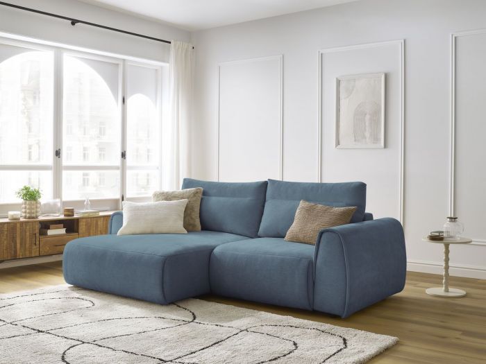 Canapé d'angle fixe compact ADEN