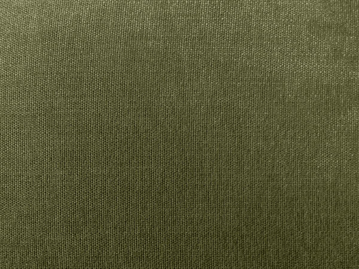 Lit KUMO tissu lisse lattes massives pieds en bois naturel + Bout de lit KUMO tissu lisse