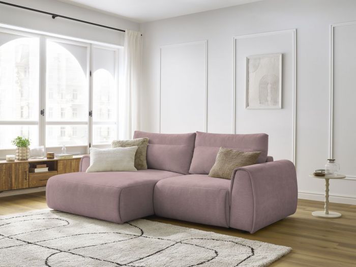 Canapé d'angle fixe compact ADEN