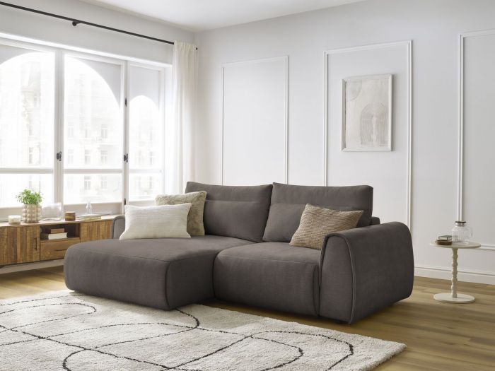 Canapé d'angle fixe compact ADEN