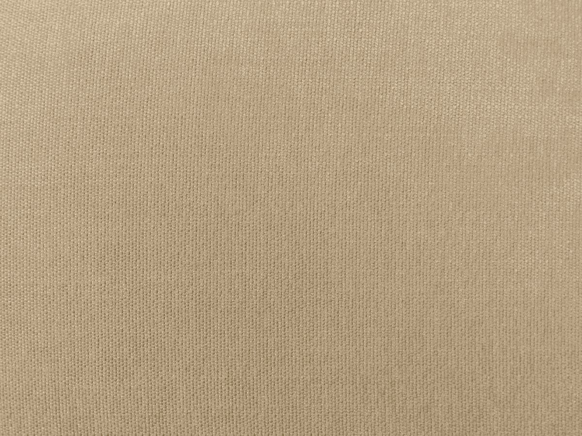 Lit KUMO tissu lisse lattes massives pieds en bois naturel