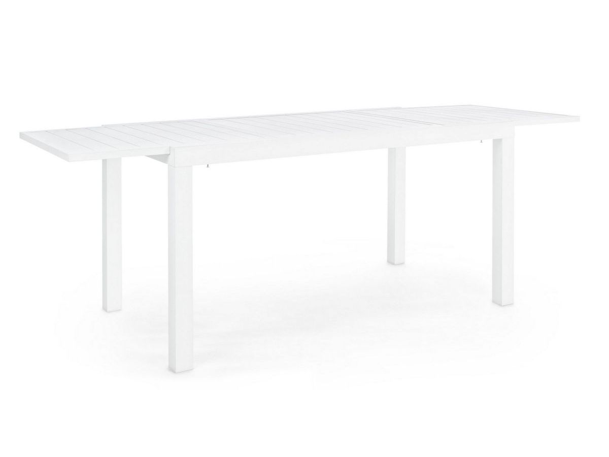 Table à manger de jardin extensible 140 à 210 cm ELEN aluminium