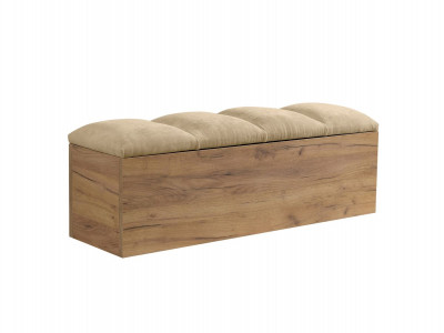 Bout de lit KUMO tissu lisse