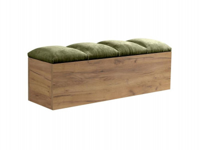 Bout de lit KUMO tissu lisse