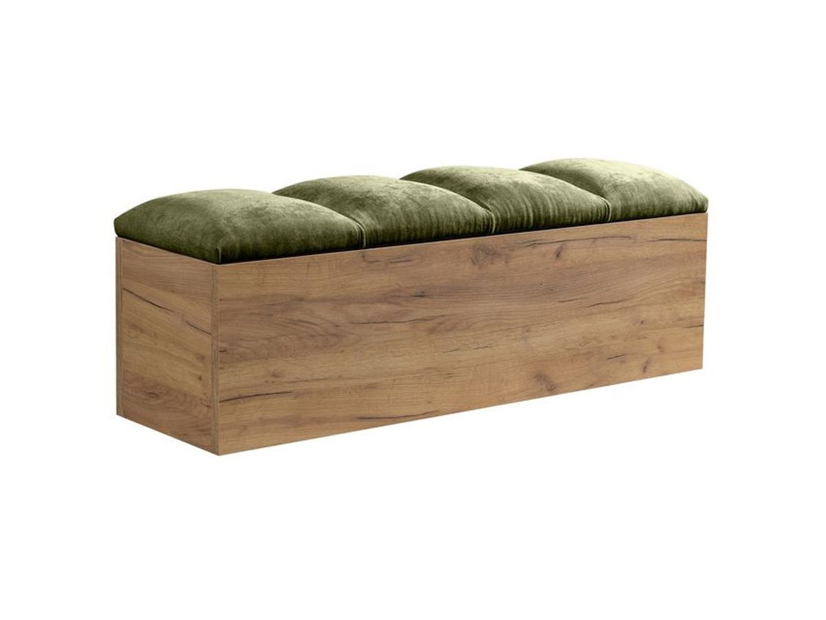 Bout de lit KUMO tissu lisse