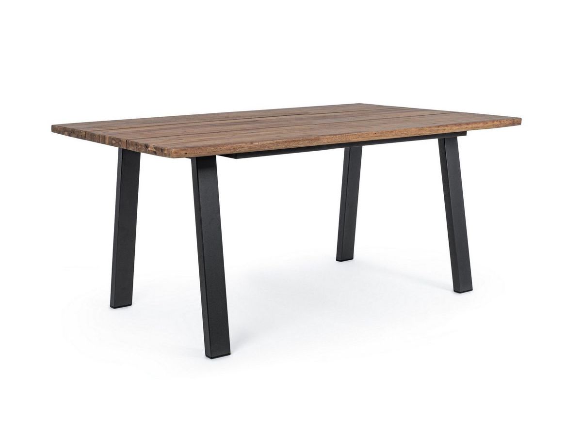 Table à manger de jardin 160 cm CASIMO bois massif d'acacia