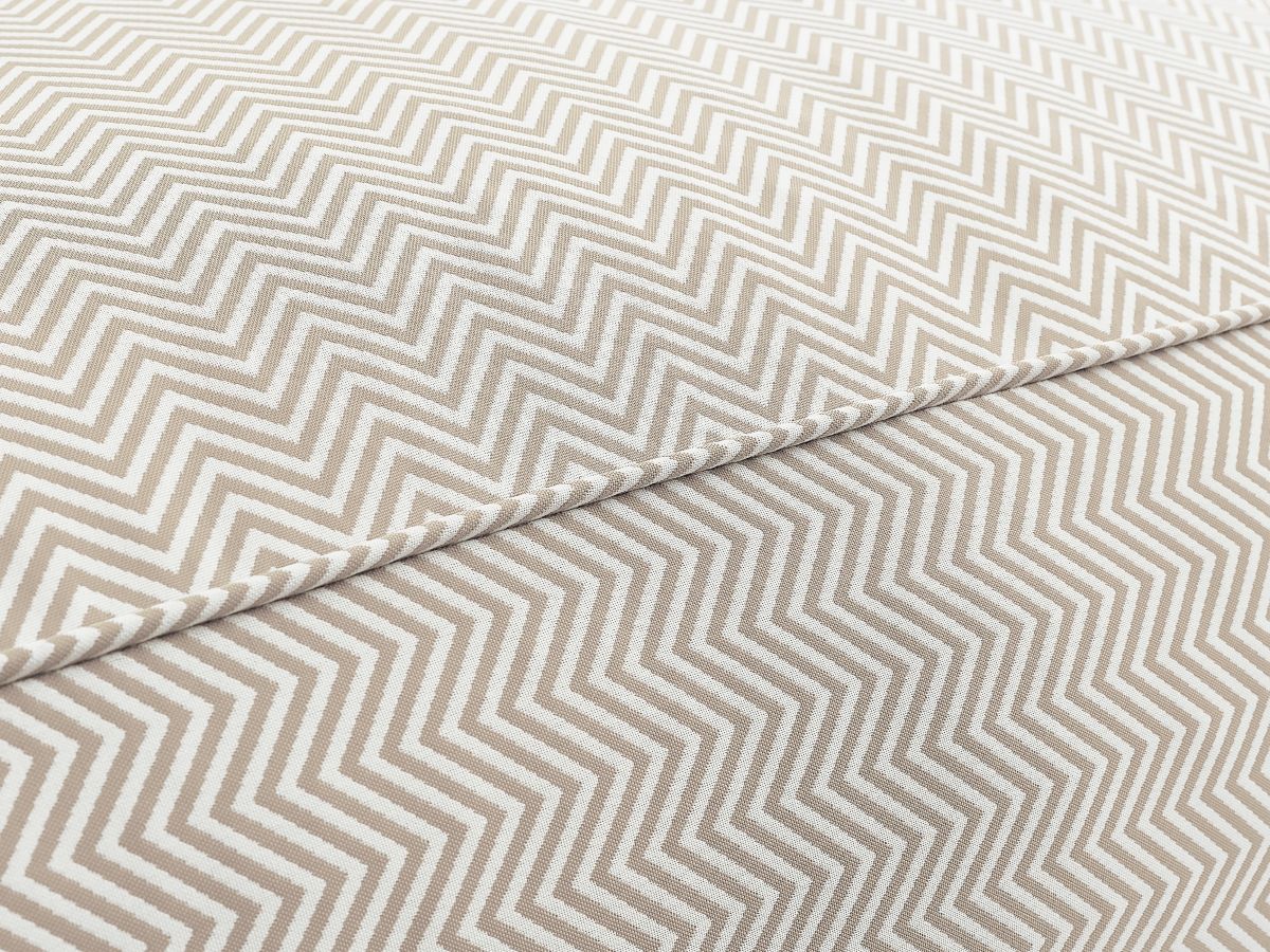 Canapé de jardin droit fixe 3 places NOUR avec bâche de protection